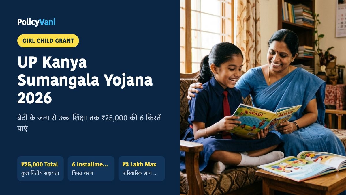 Kanya Sumangala Yojana UP 2026: कन्या सुमंगला योजना की ₹25,000 राशि व 6 किस्तें
