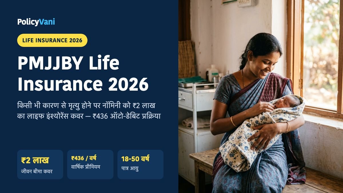 PM Jeevan Jyoti Bima Yojana (PMJJBY) 2026: पीएम जीवन ज्योति बीमा योजना ₹436 प्रीमियम में ₹2 लाख लाइफ कवर