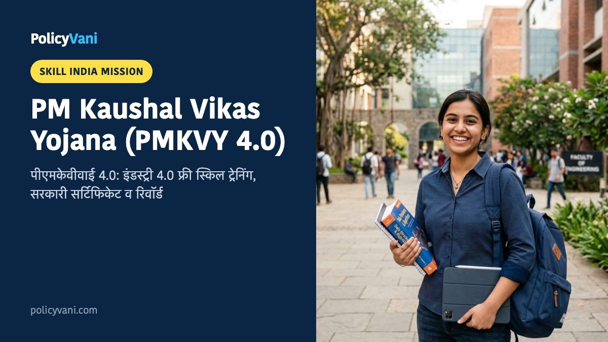 PM Kaushal Vikas Yojana 4.0 (2026): फ्री स्किल ट्रेनिंग, सरकारी सर्टिफिकेट और ₹8000 रिवॉर्ड