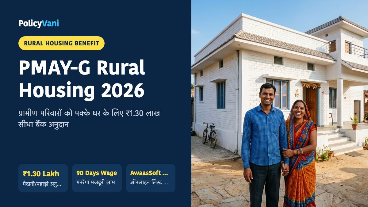 PMAY-G Rural List 2026: पीएम आवास योजना ग्रामीण नई लाभार्थी सूची व ₹1.30 लाख अनुदान